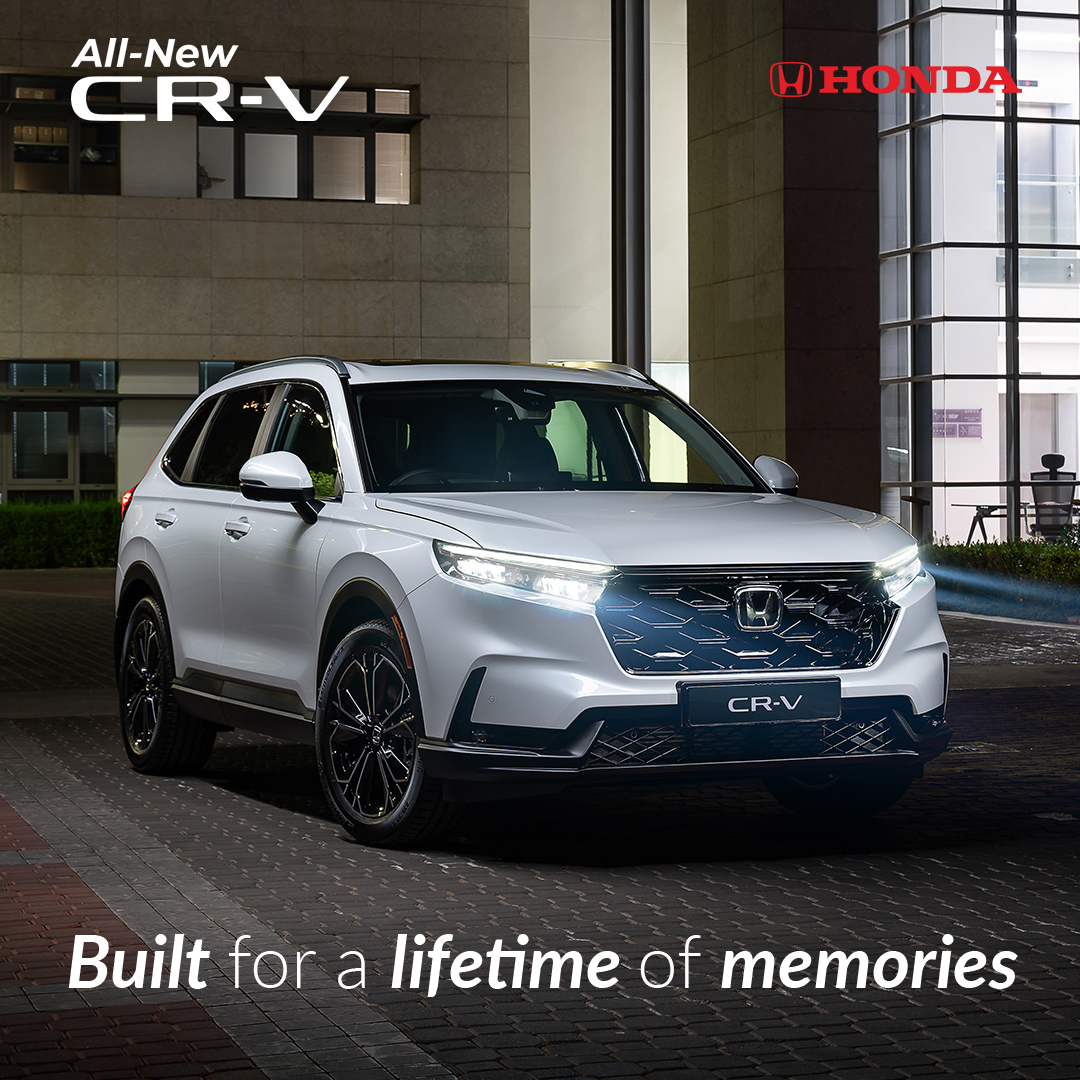 HondaSA's tweet photo. Safety Meets Luxury! The All-New Honda CR-V. Experience the future of safe driving with Honda SENSING™ in the CR-V. Safety-conscious drivers, this one's for you! Visit our website to learn more: https://t.co/HxgsnHcmIr.
#BuiltForMemories #HondaSensing #HondaCRV #HondaSA https://t.co/MZLGPTQydF