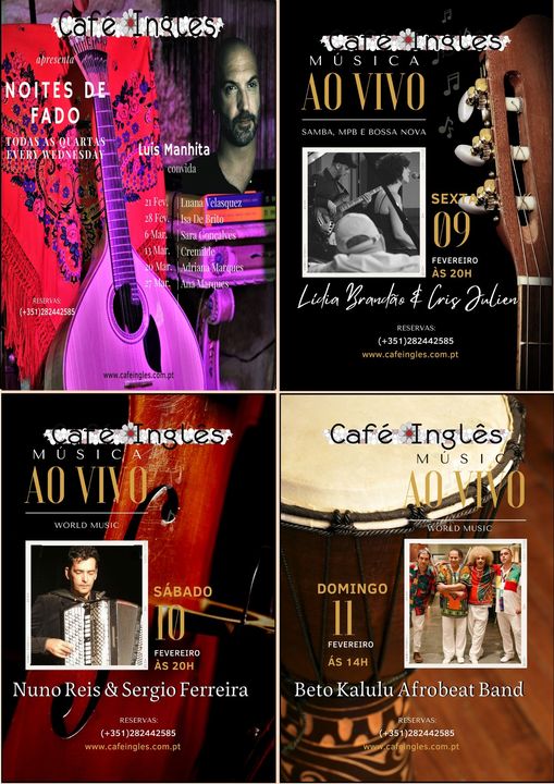Cultugarve's tweet photo. This weekend at Café Inglês - Silves https://t.co/RGvTacZPsB
