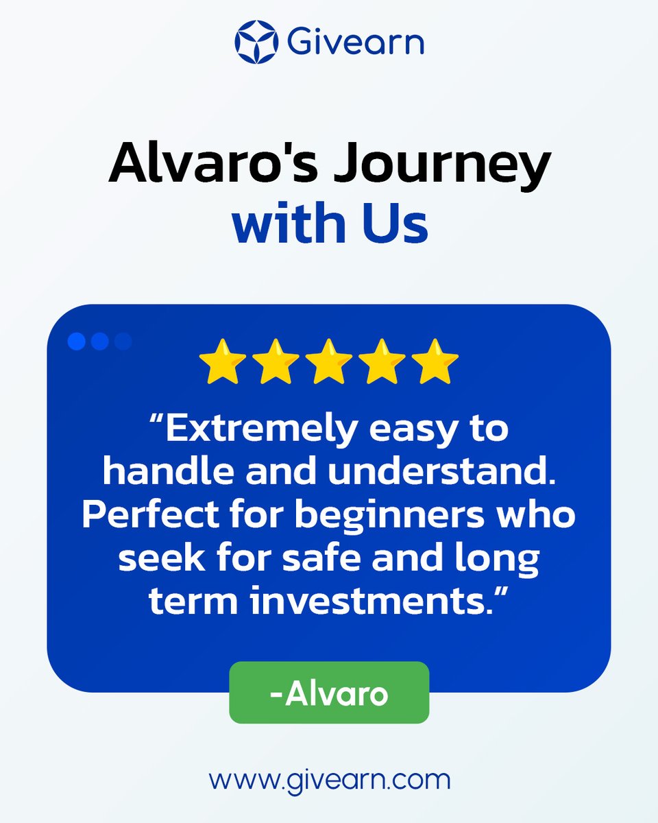 Givearn_'s tweet image. Meet Alvaro, a beginner in the #crypto world who found his perfect match with our platform!

Ready to create your own success story?

Begin today! givearn.com

#CryptoSuccessStory #CryptoJourney #CryptoForBeginners #SecureCryptoInvesting #FinancialFreedom #Givearn