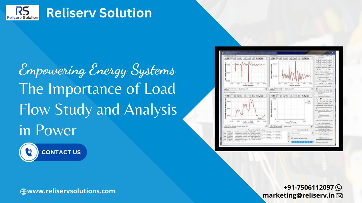 ReliservBDLTD's tweet image. Load Flow Study, also known as Power Flow Analysis, is an essential technique for identifying issues in power system operation and planning.
rb.gy/ymn9sp
#energysystems #loadflow #analysis #powermanagement #gridoptimization #electricalengineering #renewableenergy