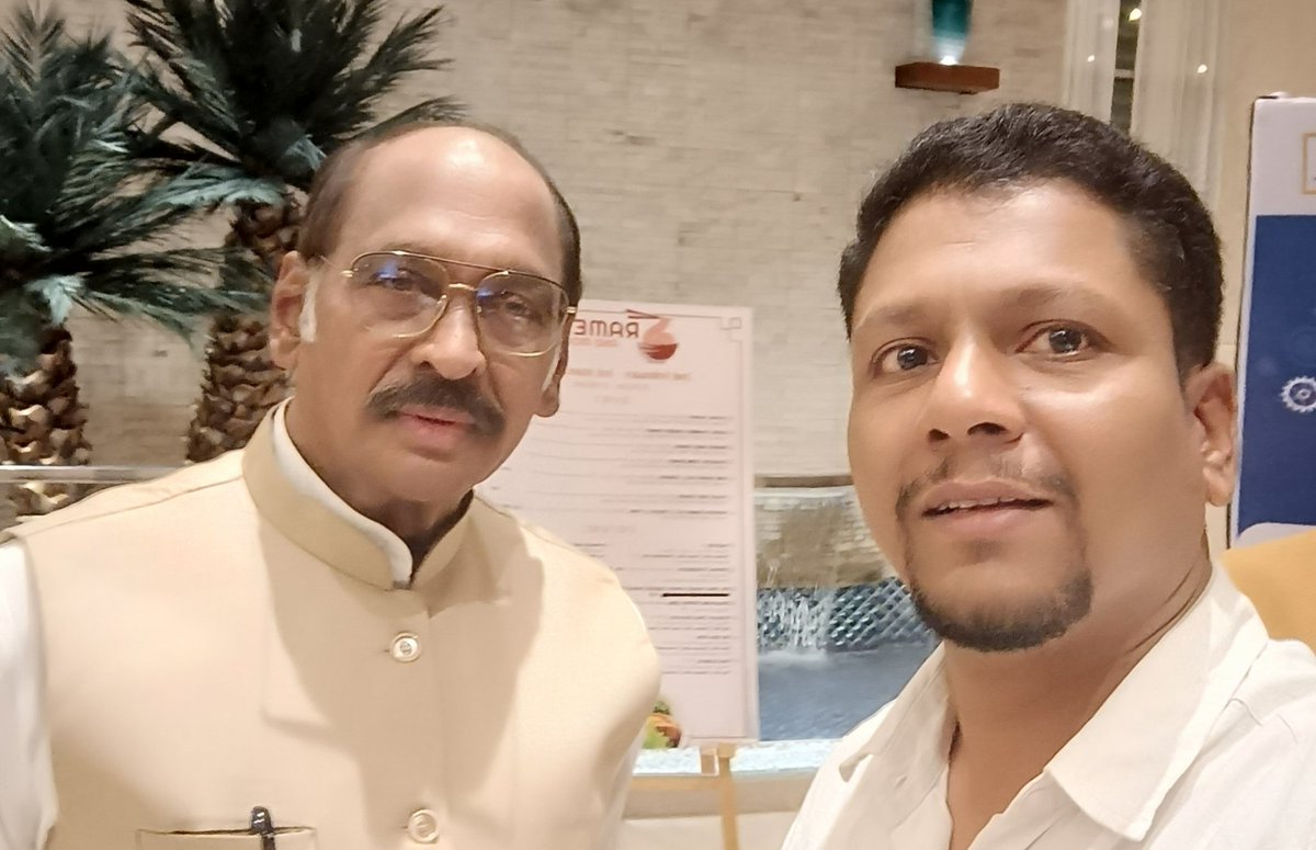 Met Sh. @Manikrao_INC ji AICC Goa desk Incharge and discussed building the org. in Goa. Found to be a down to earth person with a vision to build a Party base. He proved his leadership in Telangana now he has the Mission for Goa. Let's bring down this arrogant @bjpgoa govt.