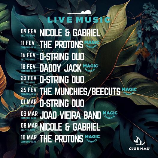 Cultugarve's tweet photo. Club-Nau, Lagoa, will host such amaxing musicians you can't miss https://t.co/gPk2wegZKH