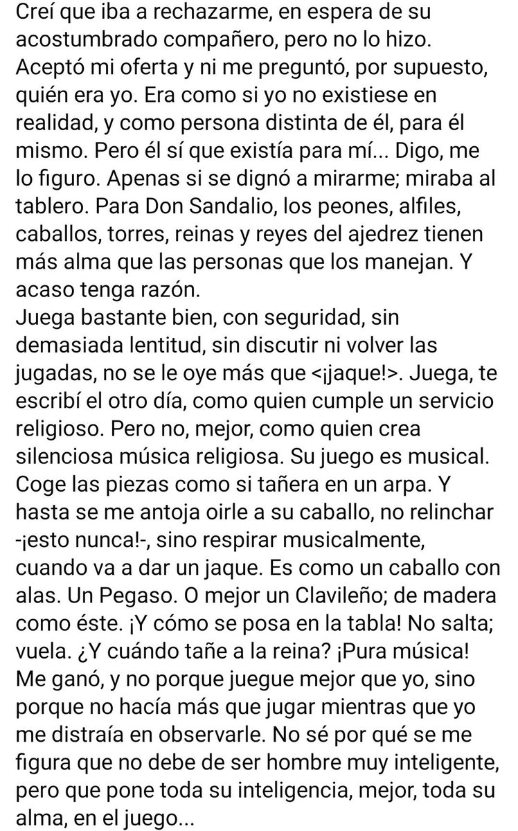 LA NOVELA DE DON SANDALIO, JUGADOR DE AJEDREZ.
MIGUEL DE UNAMUNO.