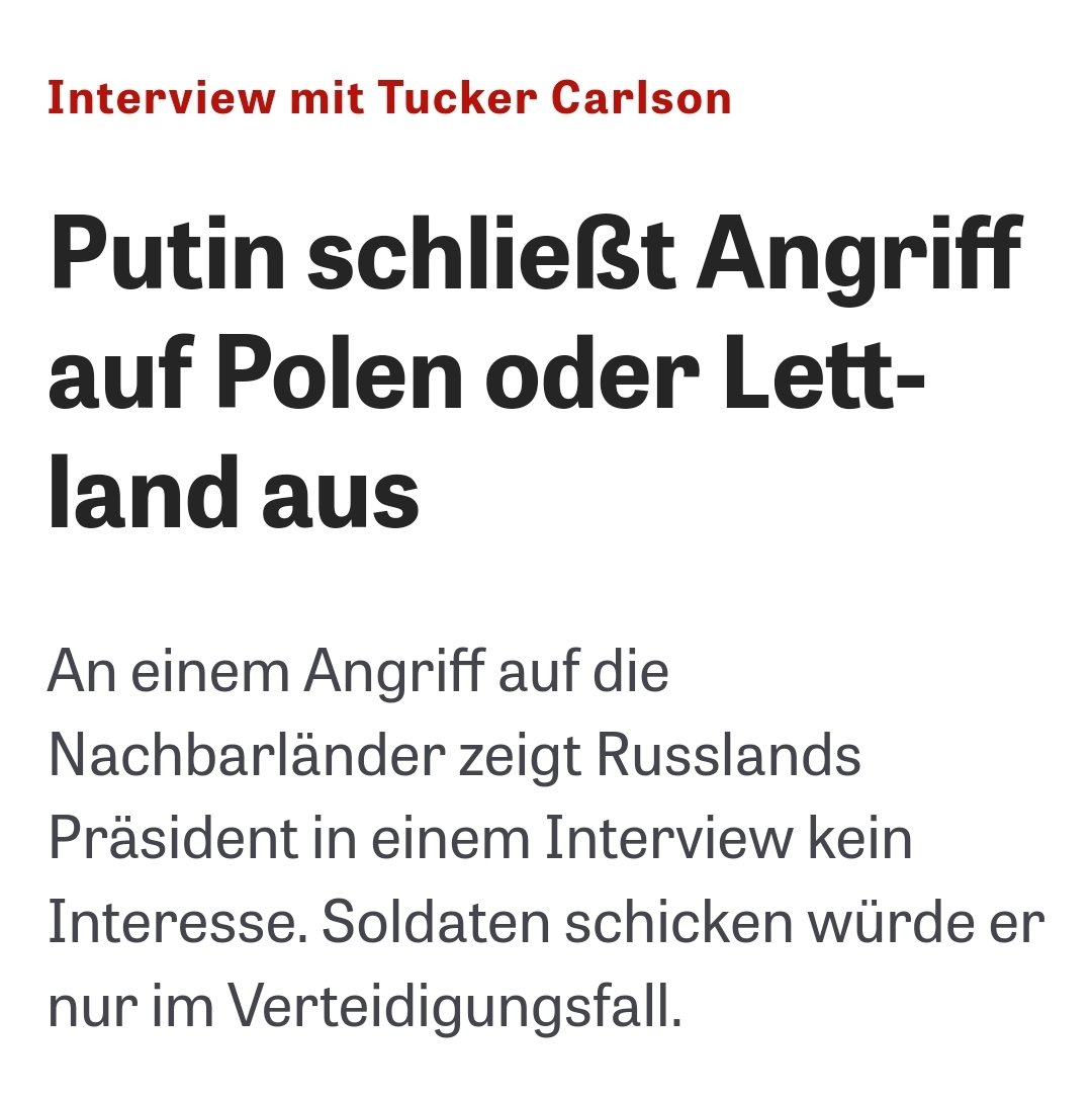 jakluge's tweet photo. Putin: Soldaten schicken würde ich nur im Verteidigungsfall.

Auch Putin: Der Einmarsch in die Ukraine war ein Verteidigungsfall. https://t.co/XKEgaZ9Fwq