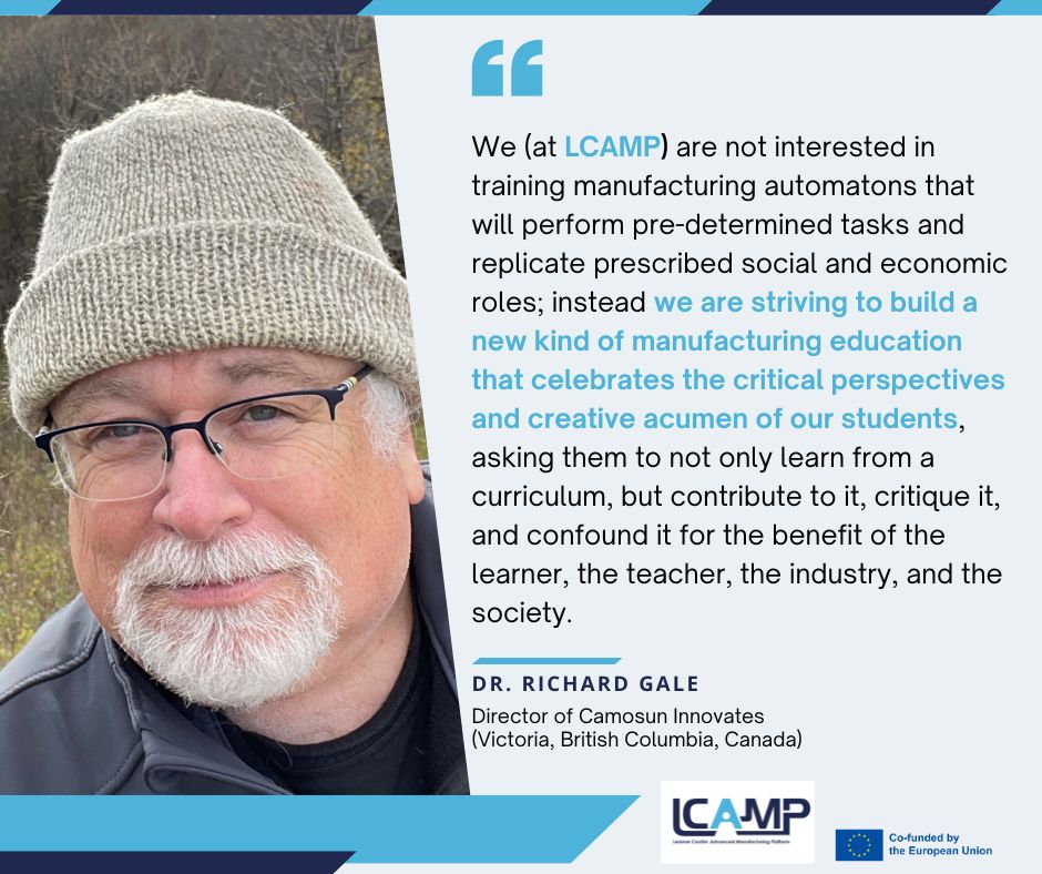 LCAMP_CoVEs's tweet image. 🇨🇦Meet one of LCAMP's international partners @Camosun!

🤝We talked with Richard Gale (Director) who explained why their College joined the #LCAMP_EU European partnership and what this cooperation can bring them! 

📝Find out more: lcamp.eu/2023/12/07/let…

#EuropeanYearOfSkills