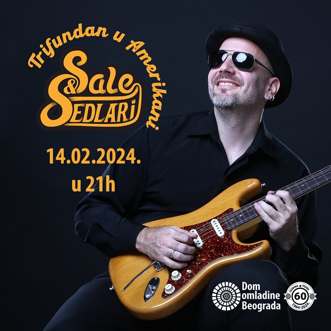 PregledMomo's tweet photo. Sale Sedlar vas poziva na "Trifundan u Amerikani" 14. februara. Više inf. na https://t.co/3rKA0ox2hv #koncert #salesedlar #pgprts @TanjaSikic #muzika #trifundan #vino #ljubav #music #domomladine @DomOmladineBG https://t.co/VMotQC1eOl