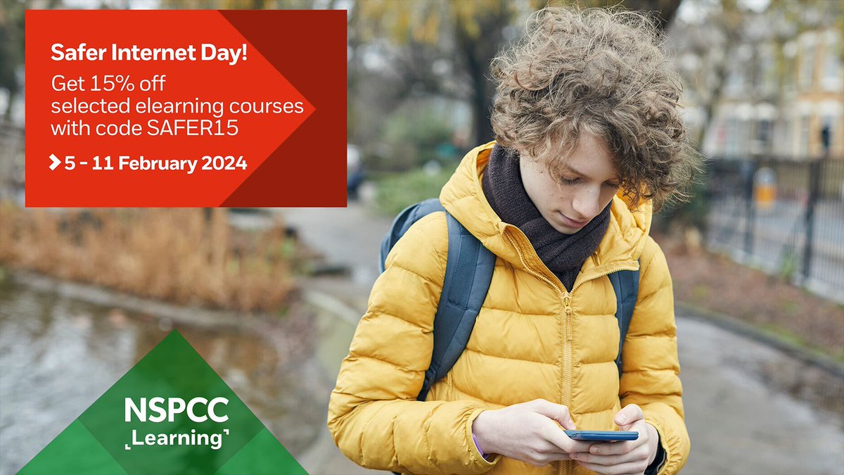 Looking to enhance your online safeguarding knowledge? Don’t miss the opportunity to take our highly-rated online safety training course for less! Use code SAFER15; sale ends Sunday 11 February 2024 buff.ly/3UtRAnE #SaferInternetDay