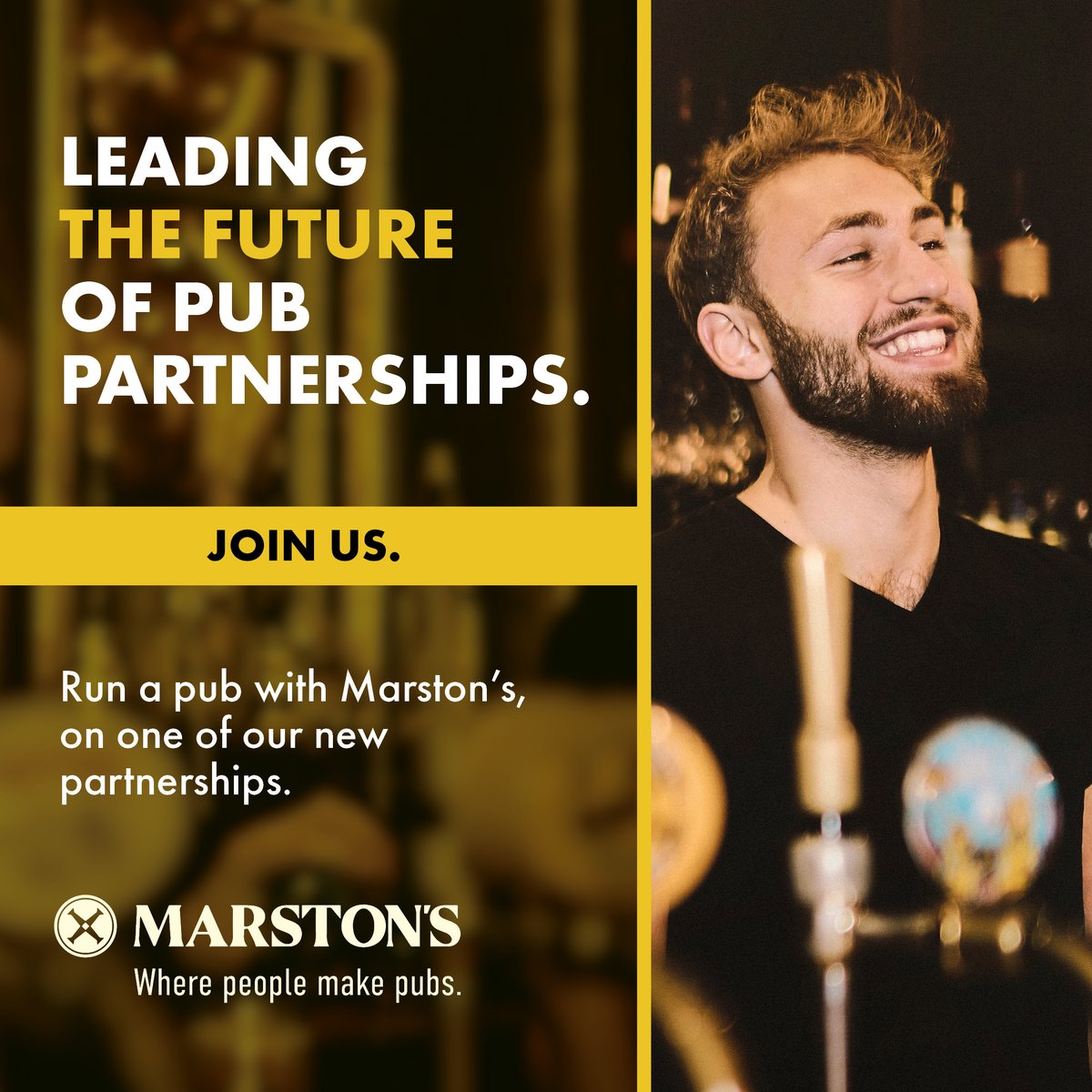 🤝Find out more - ow.ly/fv1T50Qvop4

#marstons #leadingthefutureofpubpartnerships #findoutmore