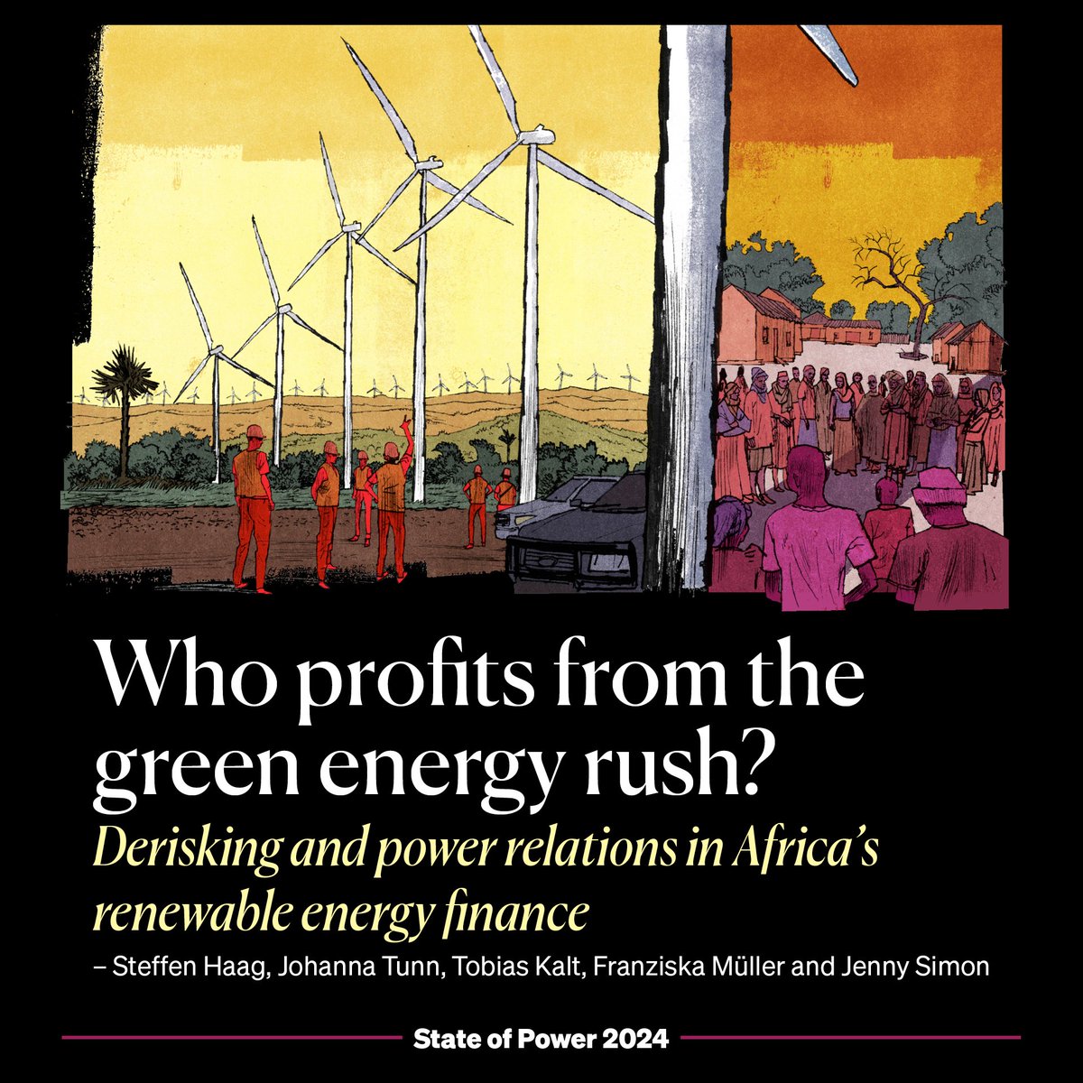 The world’s most vulnerable countries and communities need support for renewable energy development. Yet the dominant form of support is all about ‘de-risking’ finance, which is more about guaranteeing corporate profits than delivering sustainable energy. tni.org/en/publication…