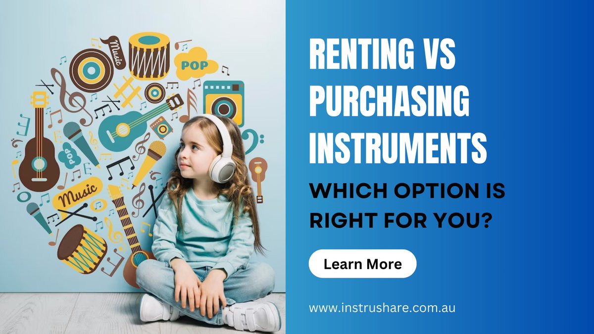 InstruShare's tweet photo. 🎶🎸🎹 Explore the world of music with our comprehensive guide on renting or purchasing instruments. Uncover the best option that suits your needs! 🎵🎺
Visit Now: https://t.co/4KgzEUpUPB
#Instrushare #MusicalInstrument #rentout #musicians #OnlineShop #music #guitar #Australia https://t.co/FG7R0PrZnb
