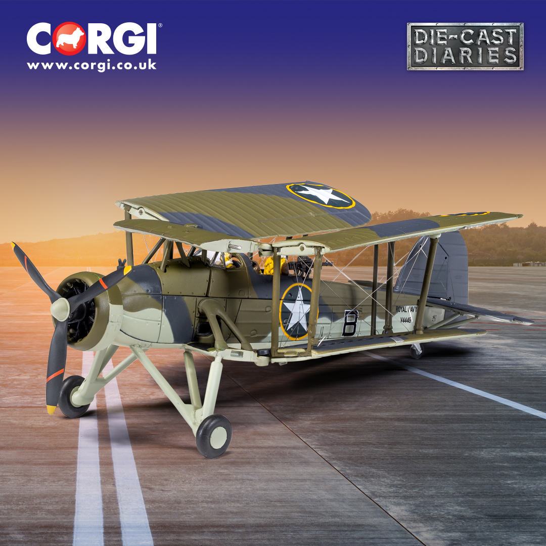 The new edition of Die-Cast Diaries takes a look at a long absent model from the Aviation Archive range, the Fairey Swordfish MkI. Plus the first instalment of a new look at Vanguards diorama photography. uk.corgi.co.uk/community/blog…