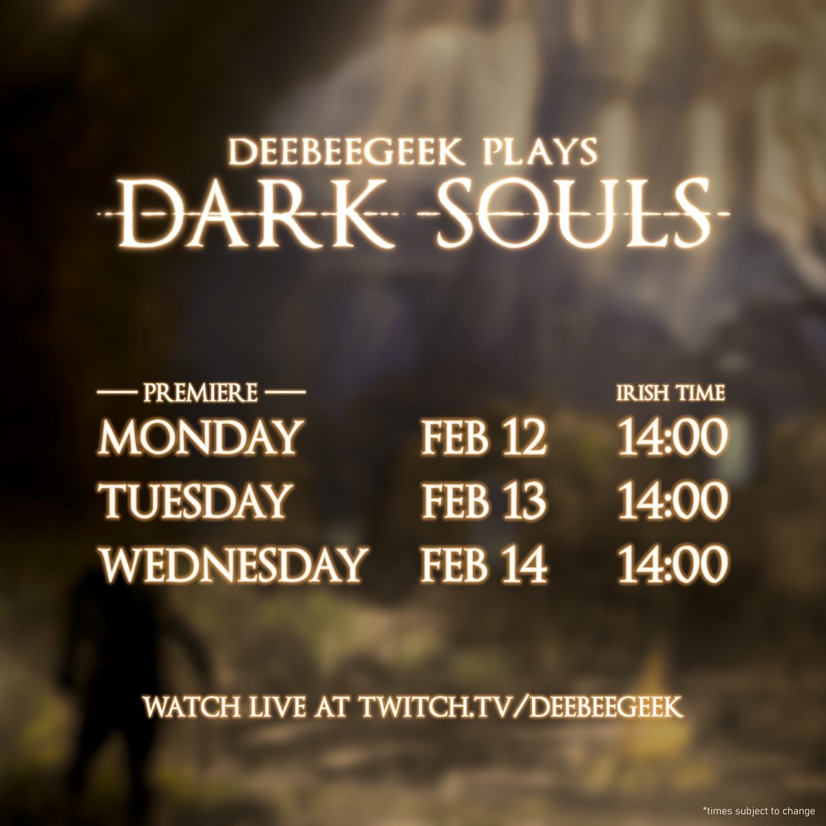 Ladies and gentleman, we’re back! A new beginning is upon us. The FIRST time Dark Souls experience begins.