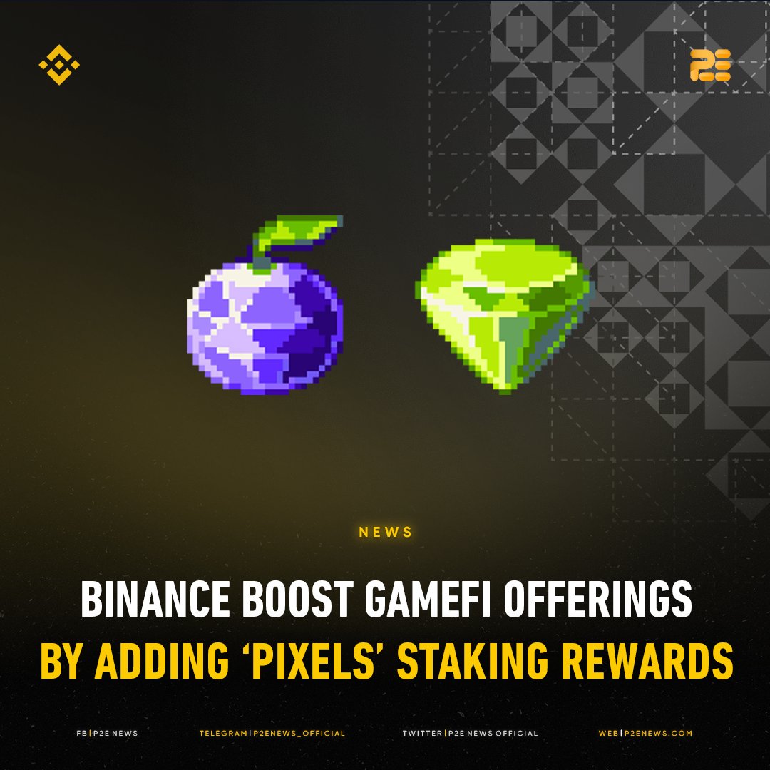 🎮 <a href="/pixels_online/">Pixels</a> token's debut date has been revealed alongside Binance's Launchpool promotion, offering 350 million $PIXEL tokens as staking rewards.

Mark your calendars for February 19th when the $PIXEL token officially hits <a href="/binance/">Binance</a>.

FULL STORY: bit.ly/3w7xpkZ