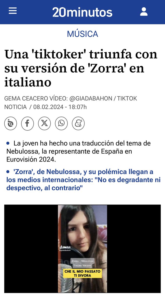 UniversalCornYT's tweet image. Estoy alucindando con lo que esta’ pasando. Hoy a las 13.00 salgo en @La1_tve en el programa Mañaneros por si quereis verlo! ❤️❤️❤️ gracias a todos por el apoyo!!! #zorra #BenidormFest2024 #Eurovision2024
