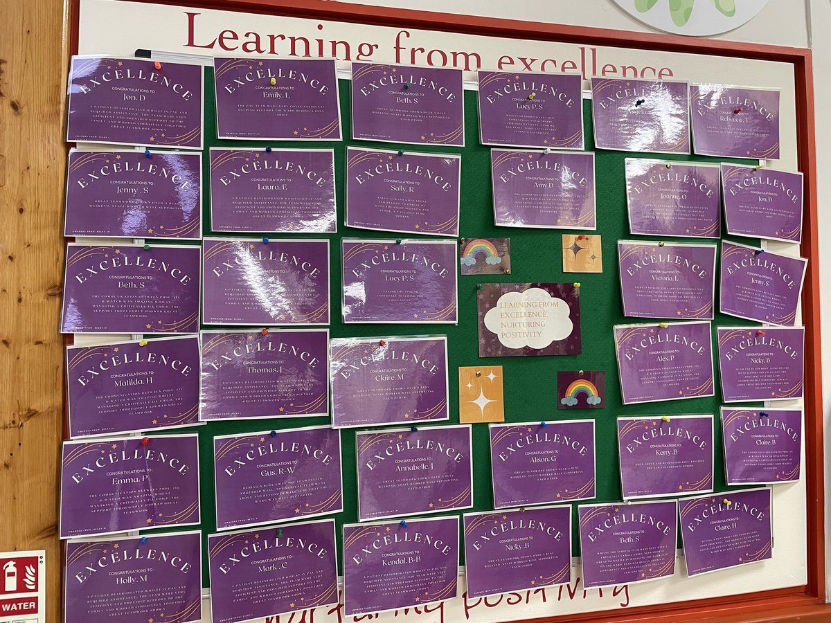 Claire Hope (Salter) (@babydrclaire) on Twitter photo Our updated Excellence board has brought me a LOT of joy this morning!! What a lovely lot of brilliant people right across the MDT 🥳🥳 <a href="/anna_annabav/">anna baverstock</a> <a href="/AnnaKyle12/">Anna Kyle</a> <a href="/LfEcommunity/">Learning from Excellence</a> <a href="/SFTPaediatrics/">SFT Paediatrics</a> <a href="/SomersetFT/">Somerset NHS Foundation Trust</a> <a href="/PaedTweet/">PaedTweet</a> <a href="/hayleypeters/">Hayley Peters RN</a> <a href="/PeterLewis45/">Peter Lewis</a> <a href="/RCPCHtweets/">RCPCH</a> <a href="/jamesecoulston/">James Coulston</a> Our updated Excellence board has brought me a LOT of joy this morning!! What a lovely lot of brilliant people right across the MDT 🥳🥳 <a href="/anna_annabav/">anna baverstock</a> <a href="/AnnaKyle12/">Anna Kyle</a> <a href="/LfEcommunity/">Learning from Excellence</a> <a href="/SFTPaediatrics/">SFT Paediatrics</a> <a href="/SomersetFT/">Somerset NHS Foundation Trust</a> <a href="/PaedTweet/">PaedTweet</a> <a href="/hayleypeters/">Hayley Peters RN</a> <a href="/PeterLewis45/">Peter Lewis</a> <a href="/RCPCHtweets/">RCPCH</a> <a href="/jamesecoulston/">James Coulston</a>