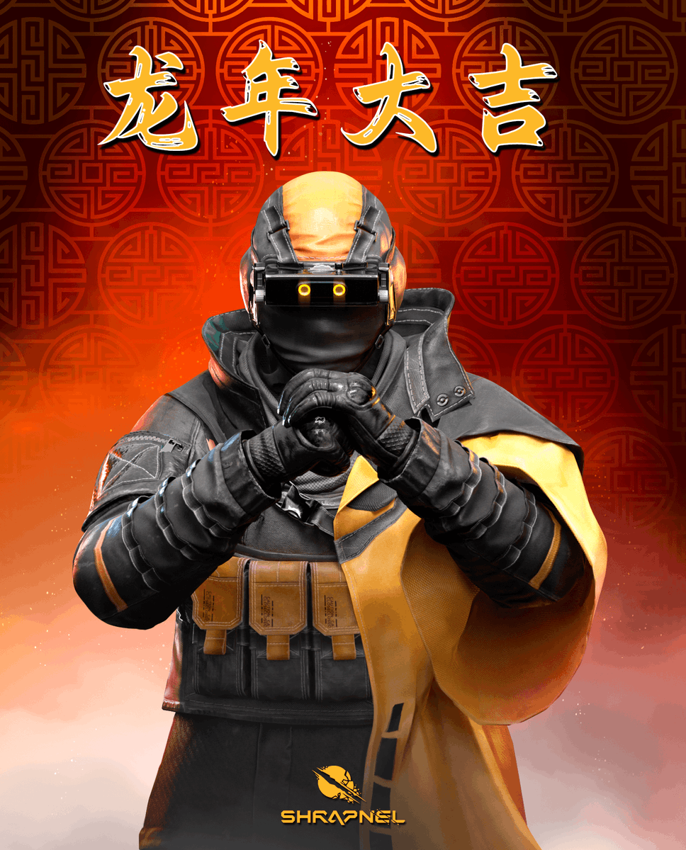 Happy Lunar New Year!
Shrapnel团队祝大家新年快乐，龙年大吉! 🧧