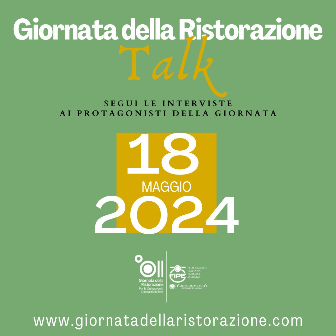 In attesa del 𝟭𝟴 𝗺𝗮𝗴𝗴𝗶𝗼 𝟮𝟬𝟮𝟰 i protagonisti della Giornata della Ristorazione si racconteranno a Mixer.

Ad aprire il ciclo di interviste è la Presidente FIPE Cosenza, nonché ristoratrice Laura Barbieri.

👉Al link per leggere l'intervista  🔗 bit.ly/49wQI5V
