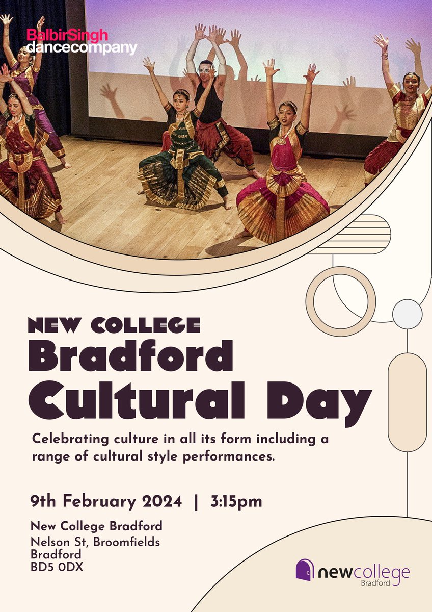 Balbir Singh Dance Co (@balbirdance) on Twitter photo Super excited to be in #Bradford <a href="/NewColBradford/">New College Bradford</a> with the performing arts department today. We’ll be performing in the Culture Day alongside the city’s emerging artists. #LetsCreate #culture #dance 💃 🪘 🎵 Super excited to be in #Bradford <a href="/NewColBradford/">New College Bradford</a> with the performing arts department today. We’ll be performing in the Culture Day alongside the city’s emerging artists. #LetsCreate #culture #dance 💃 🪘 🎵