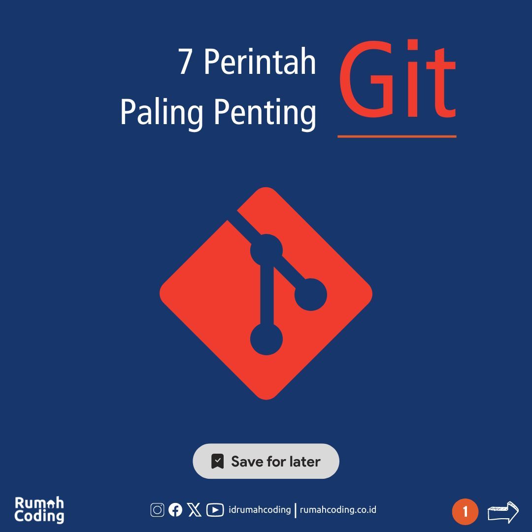 idrumahcoding's tweet image. Sebelum kenal version control, saya pake zip. Kemudian upgrade ke SNV lalu ke git. Benarlah perkataan Linus Torvalds (creator git) &quot;Tarball is better than SVN&quot;. Ada yang belum pakai git? yuk simak beberapa perintah git yang paling penting berikut.

#coding #git #codingtips