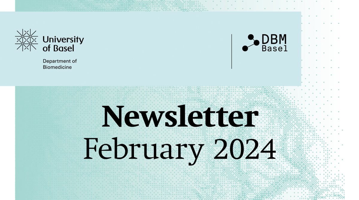 Exciting news! The 6th edition of our DBM Newsletter is here! We hope you enjoy reading it!👇🏼👇🏼👇🏼 issuu.com/departementbio… #Newsletter #Science #Research #Biomedicine