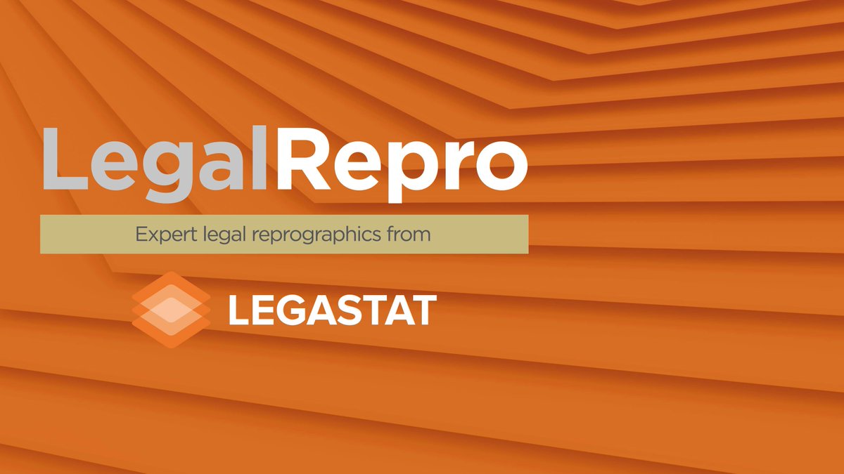Legastat's tweet photo. 📄 Need error-free legal reprographics? With 70+ years in the game, #LegalRepro by Legastat is your answer!  Find our more, get a quote: https://t.co/IXEG7WnEDP https://t.co/NteyDSUHL9