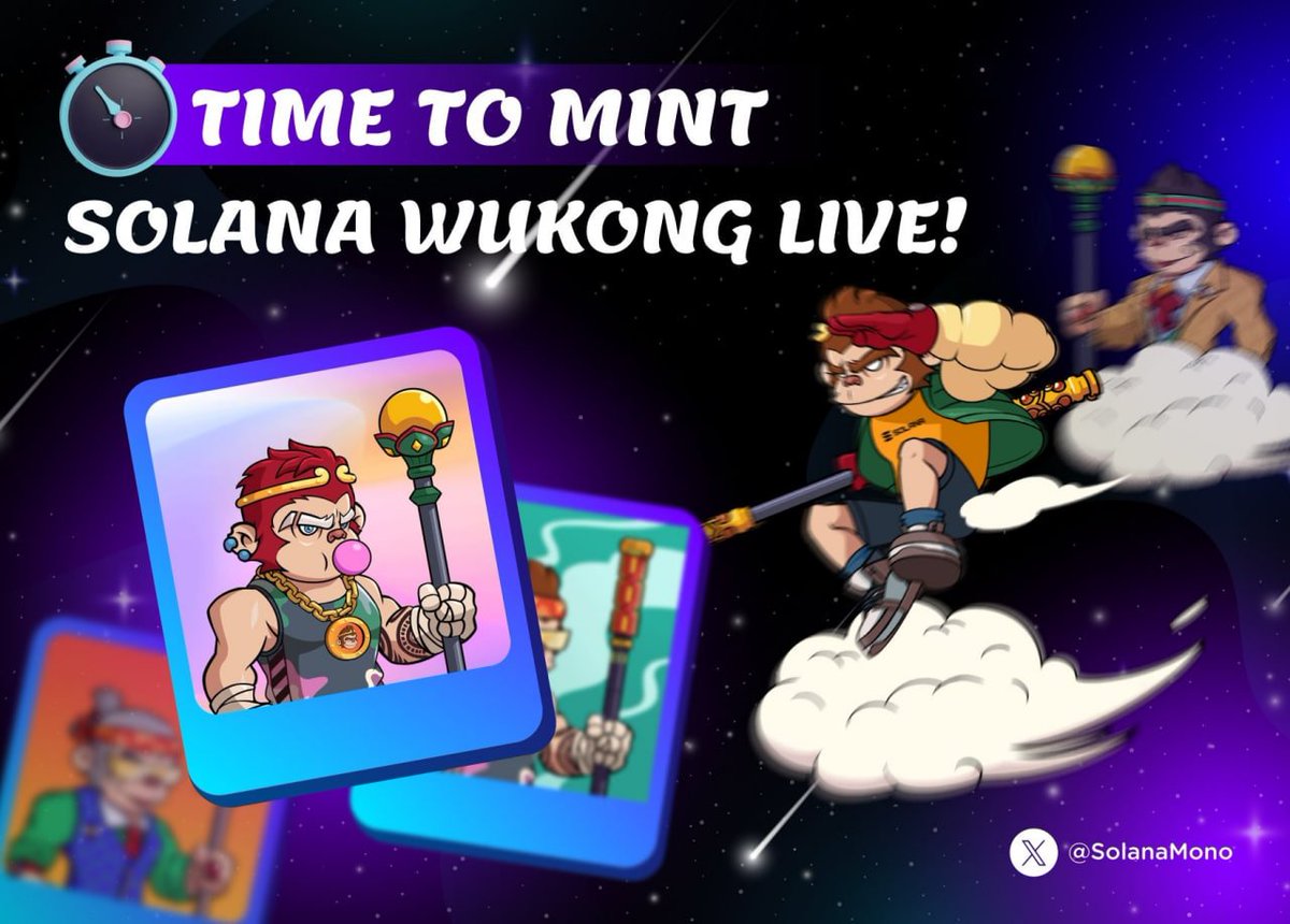 Solana Wukong (OG Free Mint) tweet media
