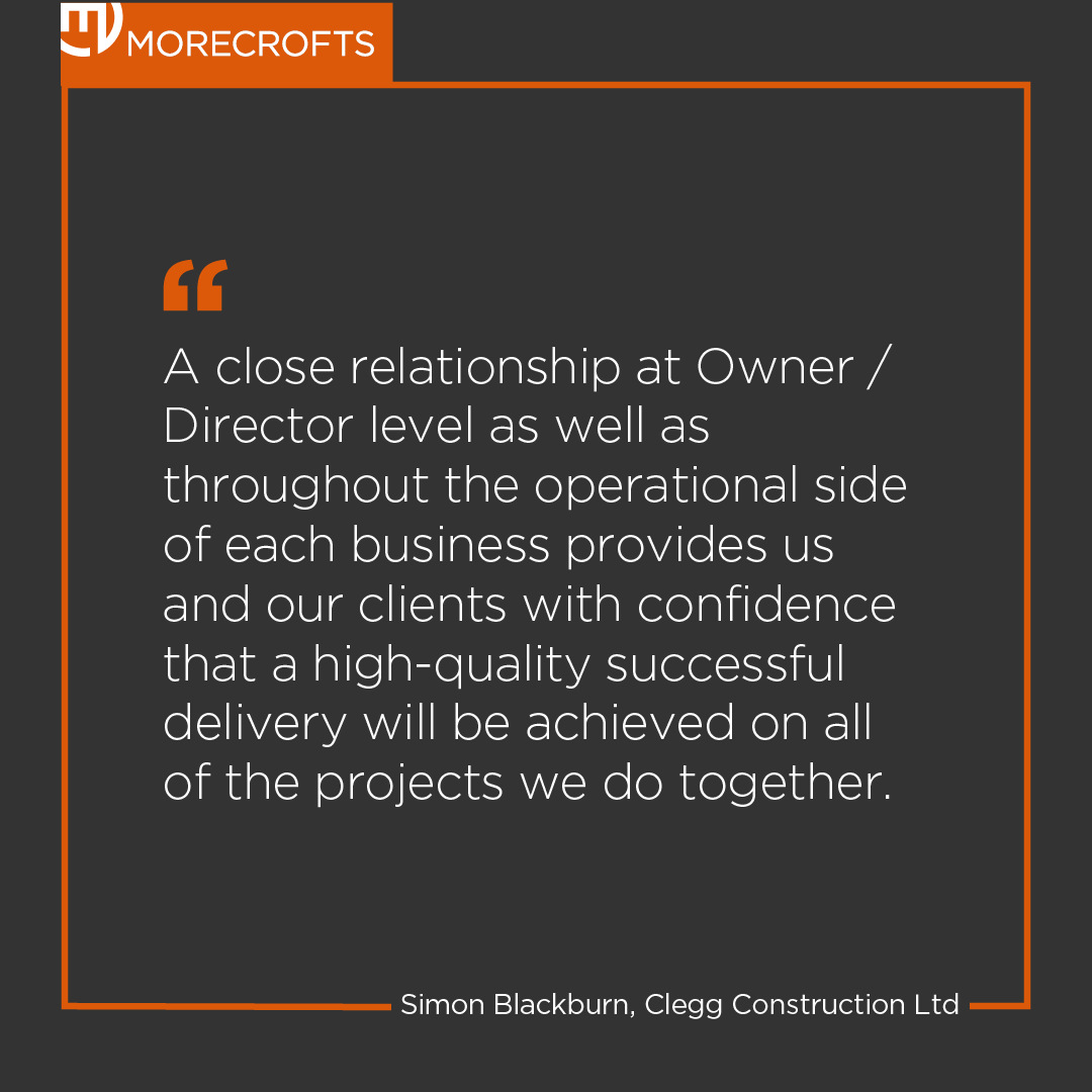 Morecrofts (@morecrofts_uk) on Twitter photo We’ve been working with the Clegg Group for 20 years – supporting <a href="/CleggConstructs/">Clegg Construction Ltd</a> and <a href="/CleggFoodP/">Clegg Food Projects</a> to deliver award-winning projects and 'UK's largest' schemes!
Newly retired MD, Simon, previously had this to say about us! 📢 We’ve been working with the Clegg Group for 20 years – supporting <a href="/CleggConstructs/">Clegg Construction Ltd</a> and <a href="/CleggFoodP/">Clegg Food Projects</a> to deliver award-winning projects and 'UK's largest' schemes!
Newly retired MD, Simon, previously had this to say about us! 📢