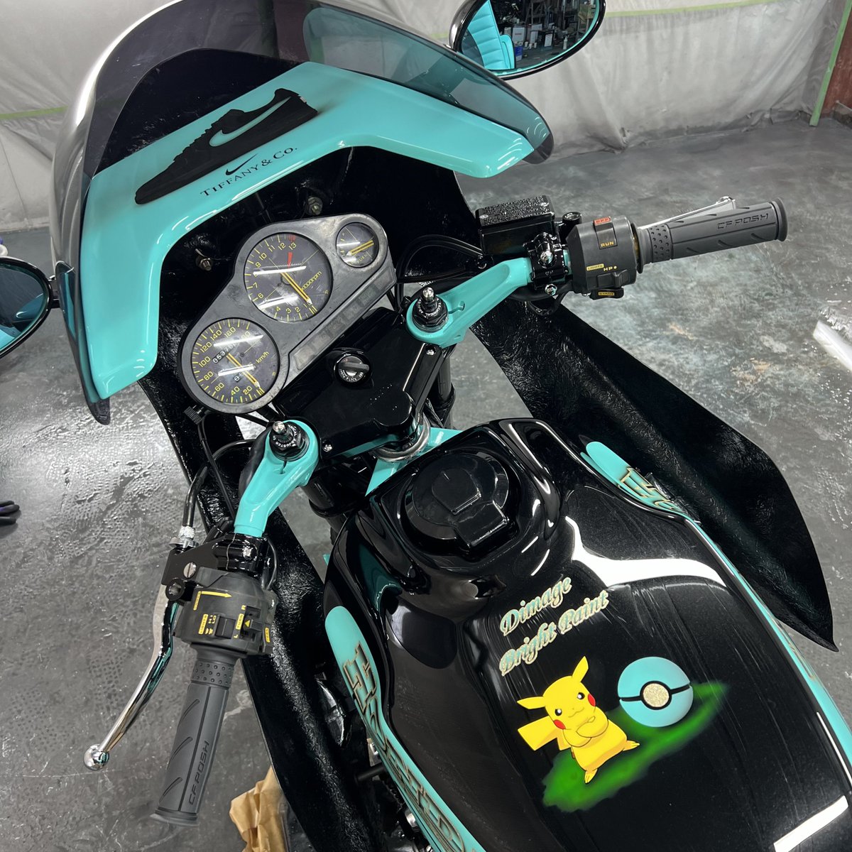 dic_key_dik's tweet photo. オートメッセ2024 展示車　完成です🙌
拘りが詰まりに詰まった一台。
テクニカルサービス本多ブースにて展示されていますので是非見に来てください👊
どうや！かっこええやろ！しらんけど https://t.co/LQlfBmRfK2