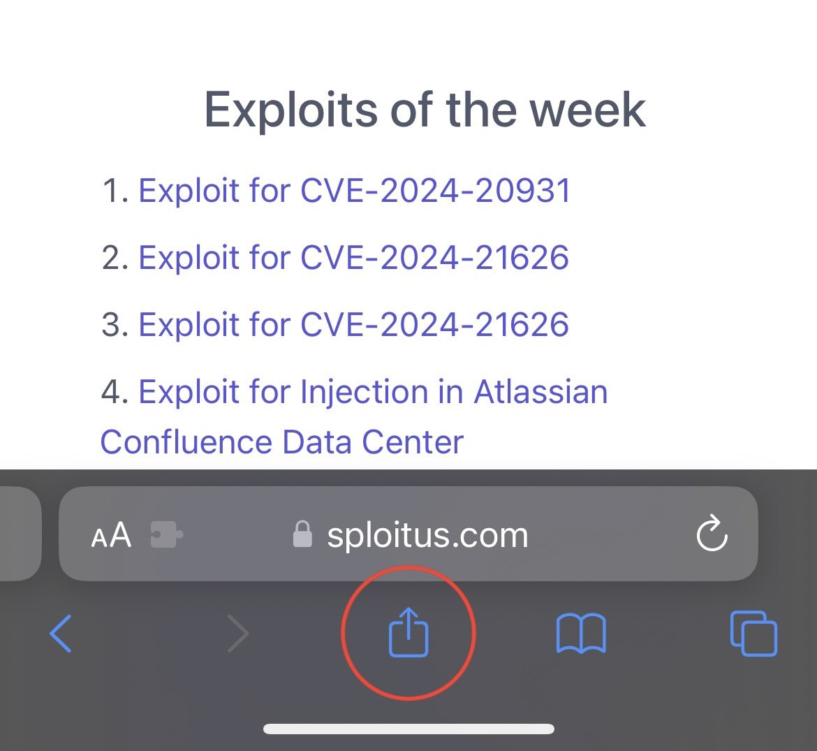 sploitus_com's tweet photo. How to add sploitus as an ios app https://t.co/aKUoKJQSus