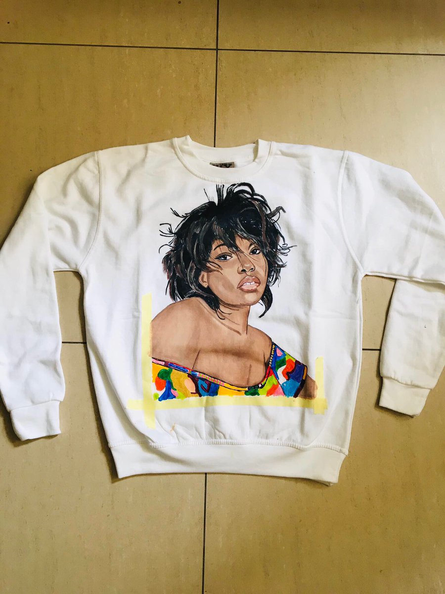 Zalusoarts's tweet image. Meet Andrew Sanudi, aka DruTheArtist. South African based Malawian artist that does portraits on paper and custom paintings on clothes and on canvases.

 Check out more of his work on IG: @DruTheArtist 
#ArtistFeature #Creatives #Malawi