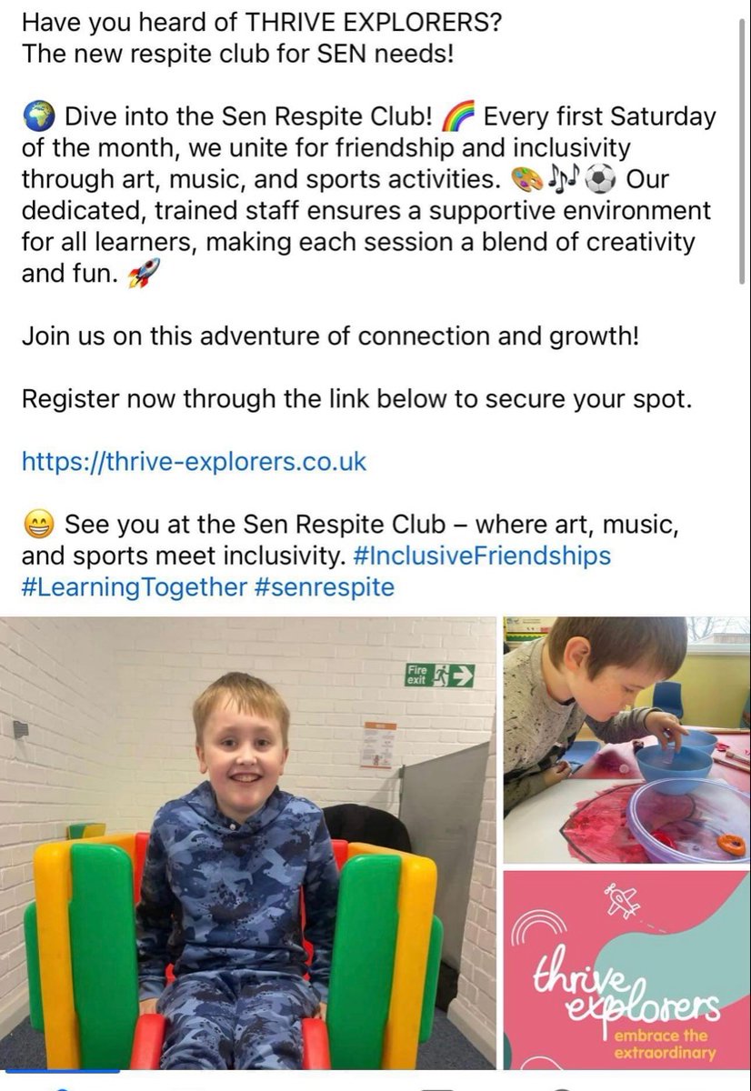 New respite club for SEN needs in the local area ⭐️
