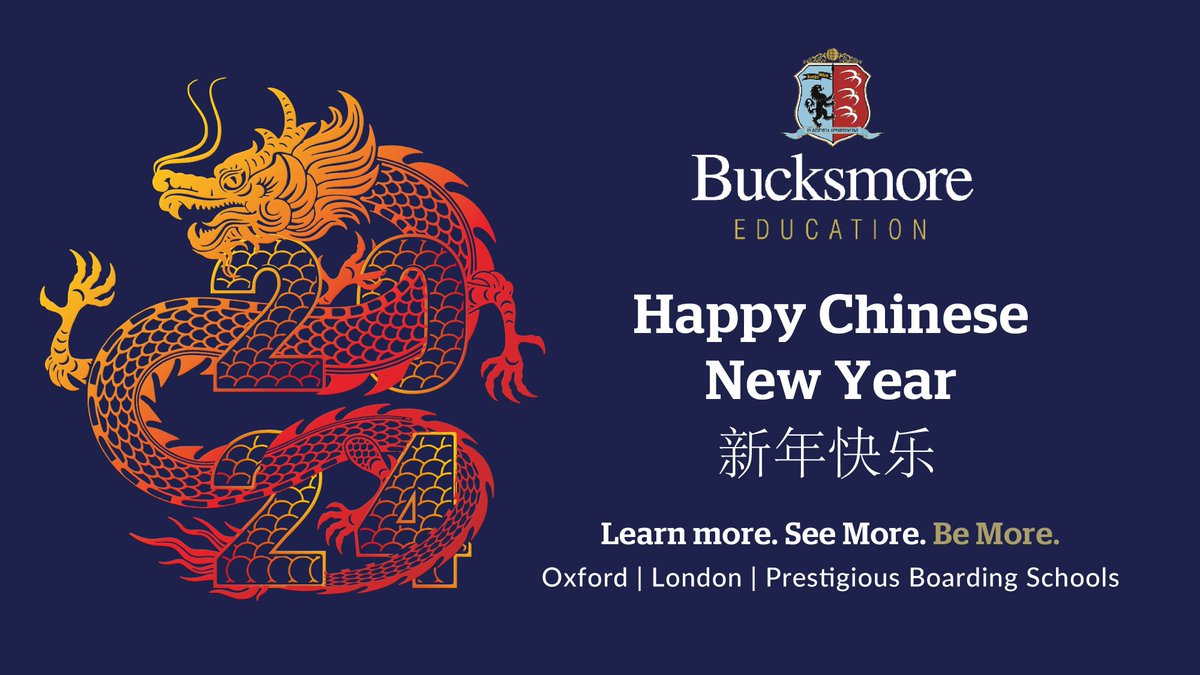 bucksmore_edu's tweet image. Wishing everyone a very Happy New Year of the Dragon, and may you all have a lovely holiday with family and friends.
新年快乐!