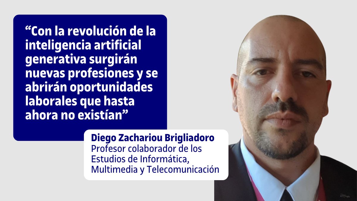 UOC: Informática, Multimedia y Telecomunicación (@uoceimt) on Twitter photo 🗣️ Hablamos con Diego Zachariou, profesor colaborador de <a href="/UOCeimt/">UOC: Informática, Multimedia y Telecomunicación</a> y ponente del próximo webinar de #DataScienceUOC.
✅ Una conversación imperdible sobre #IAgenerativa, #DataGovernance y #DataManagement.
👉 dozz.es/b20ug 🗣️ Hablamos con Diego Zachariou, profesor colaborador de <a href="/UOCeimt/">UOC: Informática, Multimedia y Telecomunicación</a> y ponente del próximo webinar de #DataScienceUOC.
✅ Una conversación imperdible sobre #IAgenerativa, #DataGovernance y #DataManagement.
👉 dozz.es/b20ug