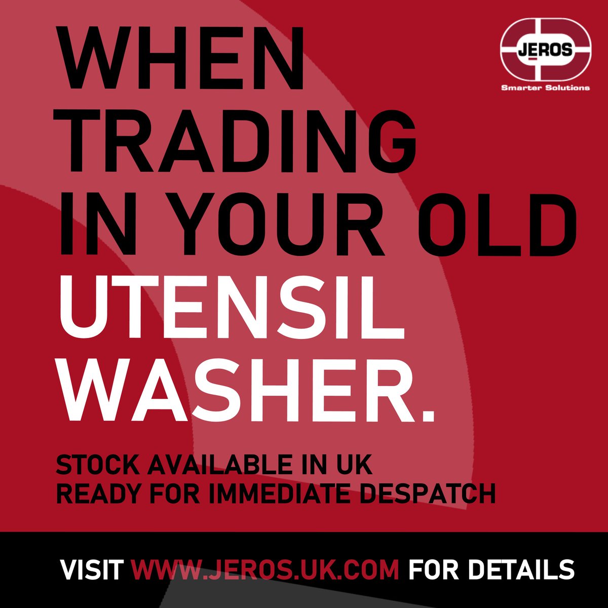 UkJeros's tweet photo. We have reintroduced our extremely popular TRADE IN OFFER so why not take advantage and claim your £1000 discount on new JEROS machines when trading in your old. For more info visit https://t.co/Q4Lw0AeVVH #utensilwasher #warewashing https://t.co/frkPZCLK4E