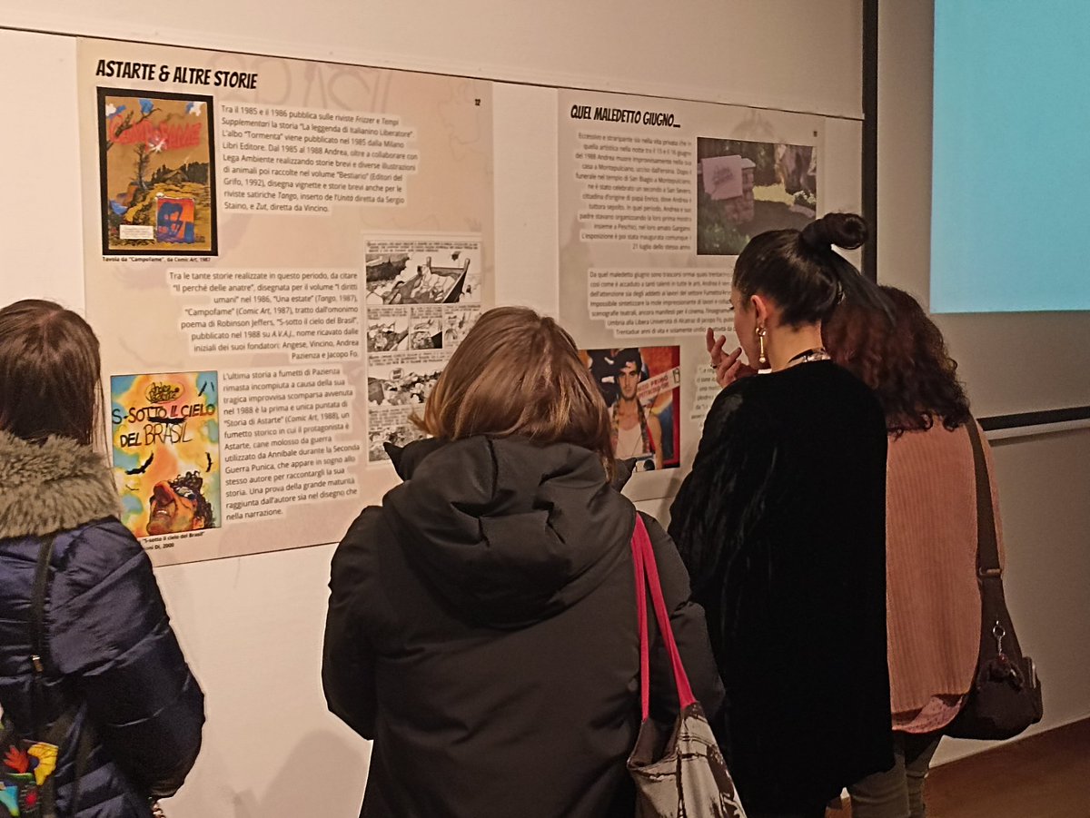 Inaugurata la mostra "Andrea Pazienza, il genio del fumetto" presso l'Istituto Italiano di Cultura di Bruxelles, nell'ambito del progetto "Ci vuole Pazienza" #andreapazienza #civuolepazienza #bruxelles #fumetto #istitutoitalianodicultura #splash #archiviobibliografico #mostra