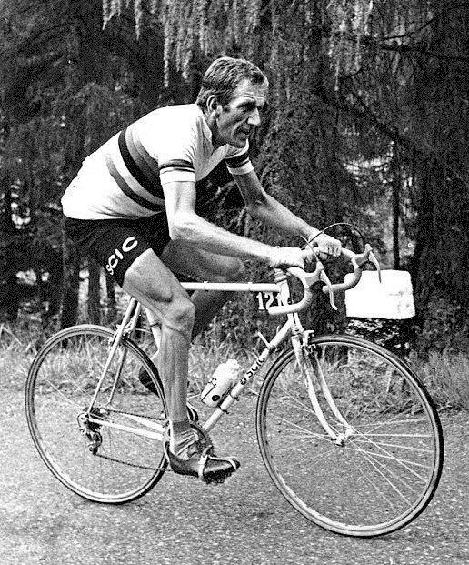 The Italian racing cyclist Vittorio Adorni wearing the world champion jersey during a stage of the Giro d’Italia. Italy, June 1969
•
#cyclingblog #cyclingculture #cycling #bikelife #cyclist #roadbike #cyclingtips #roadcycling #tourdefrance #giroditalia #vintagecycling