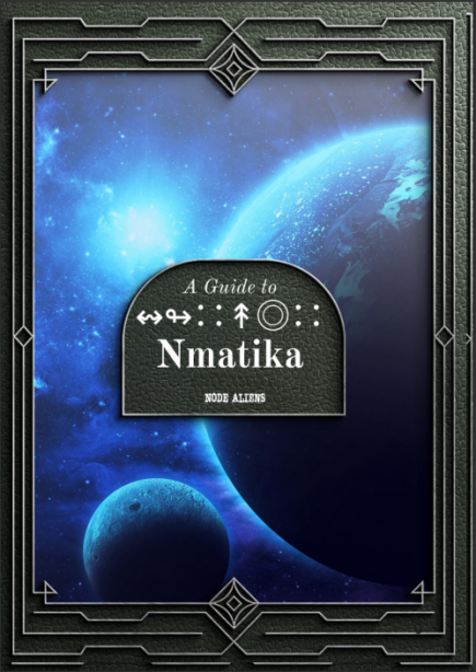 PTgems's tweet photo. 1) That the @NodeAliens are not your average #nft project also shows cause they created their own language "Nmatika" - with this language, there comes an Alphabet that you can use to decipher it back to plain English. #NodeAliens #thread https://t.co/1djT23glHb