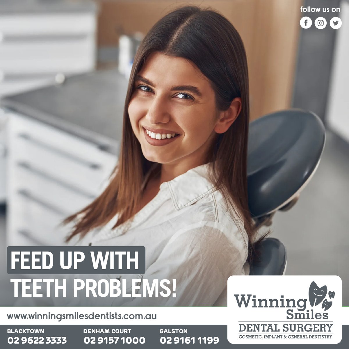 WinningsSmiles's tweet image. This weekend, get treatment in your budget at Winning Smiles! Our dedicated team is committed to providing exceptional dental care to transform your smile and boost your confidence. 

#winningsmiles #teethproblems #dentistopenweekend #dentistopensunday #dentistopen7days
