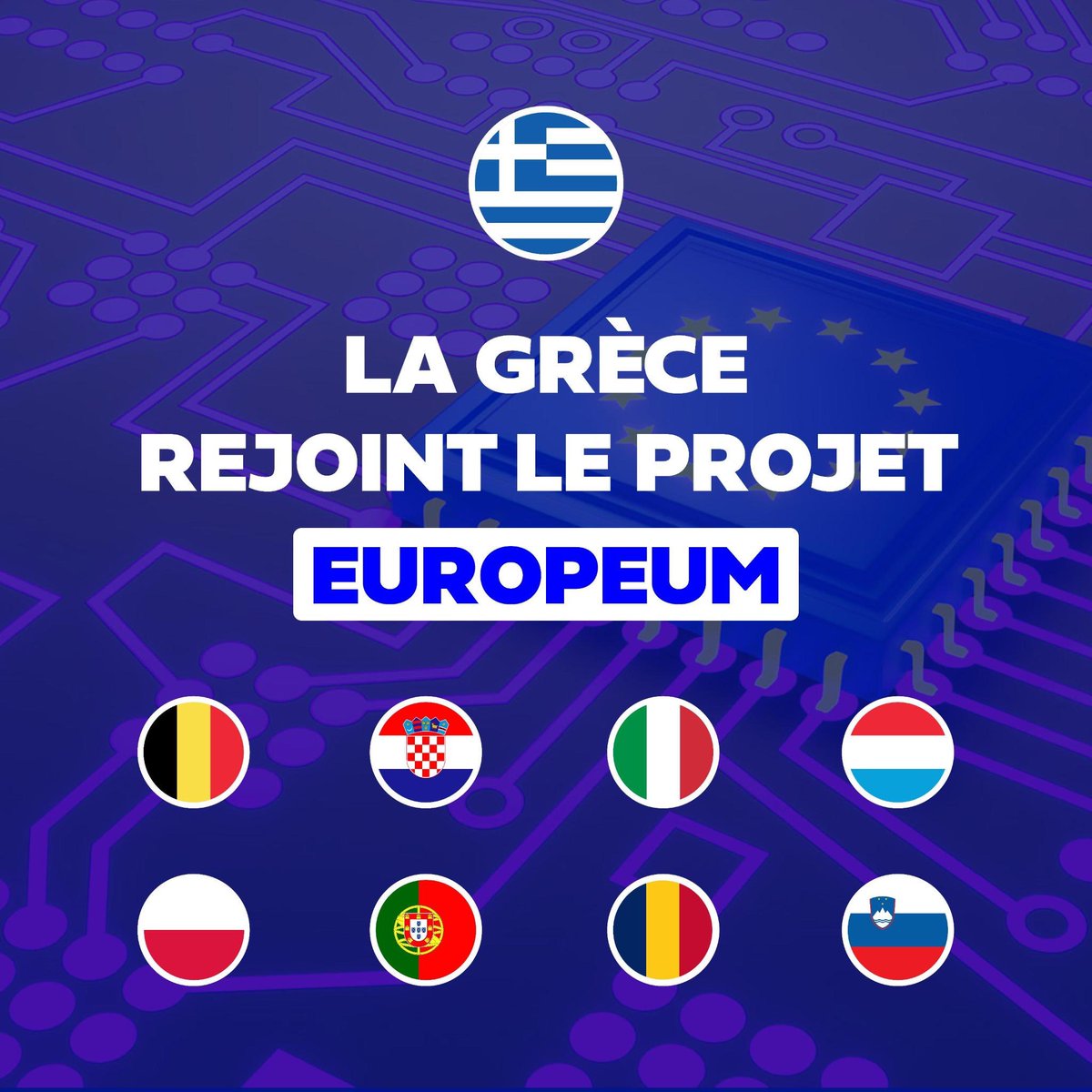 Europeum, le projet de blockchain européenne porté par la Belgique, s’agrandit avec l’arrivée de la Grèce dans le projet ! 9 pays en sont désormais déjà membres. 🇪🇺 🖥️ Europeum est une infrastructure technologique qui favorise la conclusion de contrats en ligne et permet…
