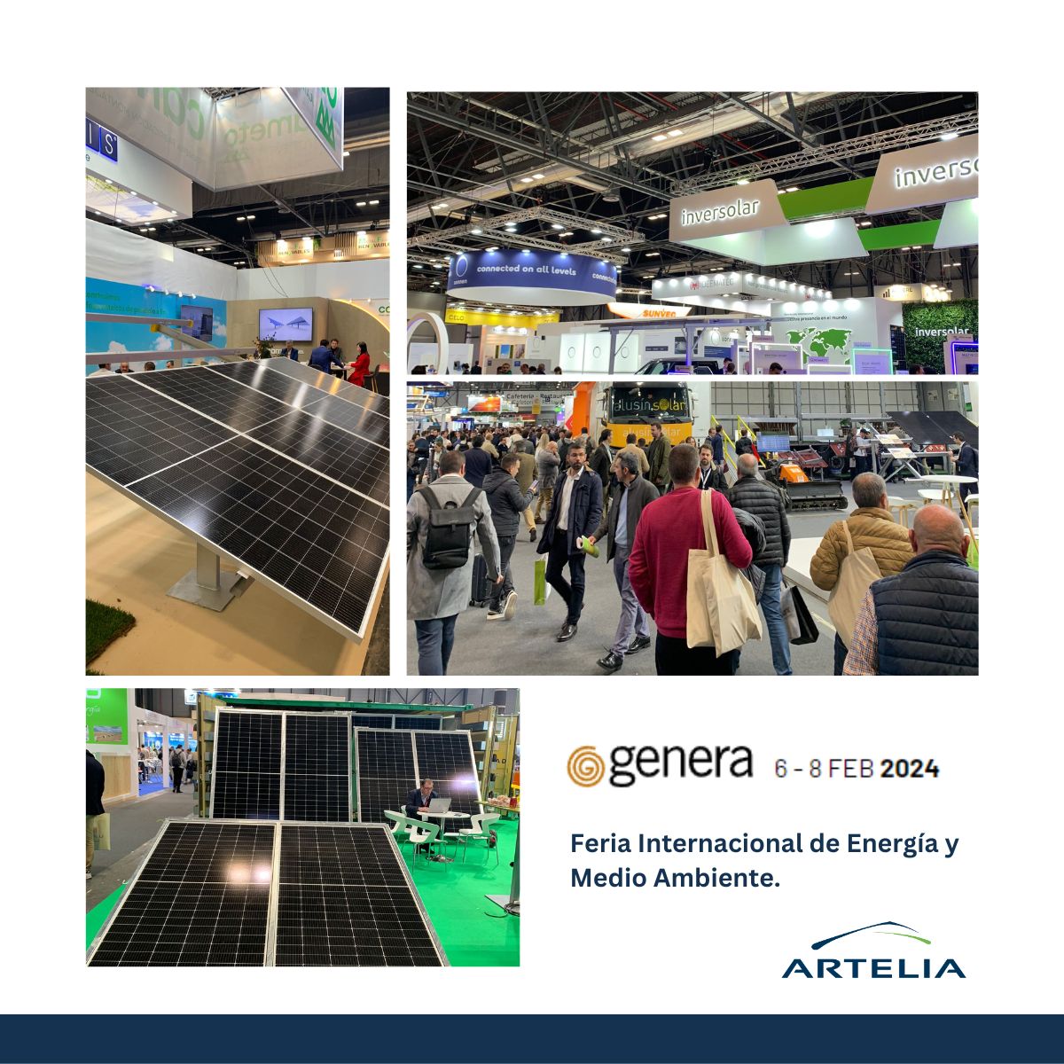 [EVENTO📢] Esta semana, nuestros compañeros Adrián Leordean y Álvaro Rodríguez García asistieron a la Feria Internacional de Energía y Medio Ambiente, en IFEMA MADRID.

Una gran oportunidad para conocer las novedades del sector de las energías renovables. ♻️