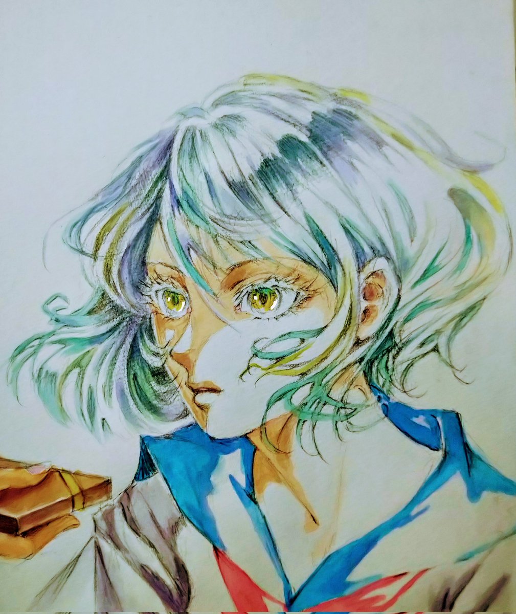 unitosarasa's tweet image. VALENTINE SHOCK！
衝撃のバレンタイン！

#RIGHTWORK　#DRAWING　#WATERCOLORS　#ZEBRAGRIP05