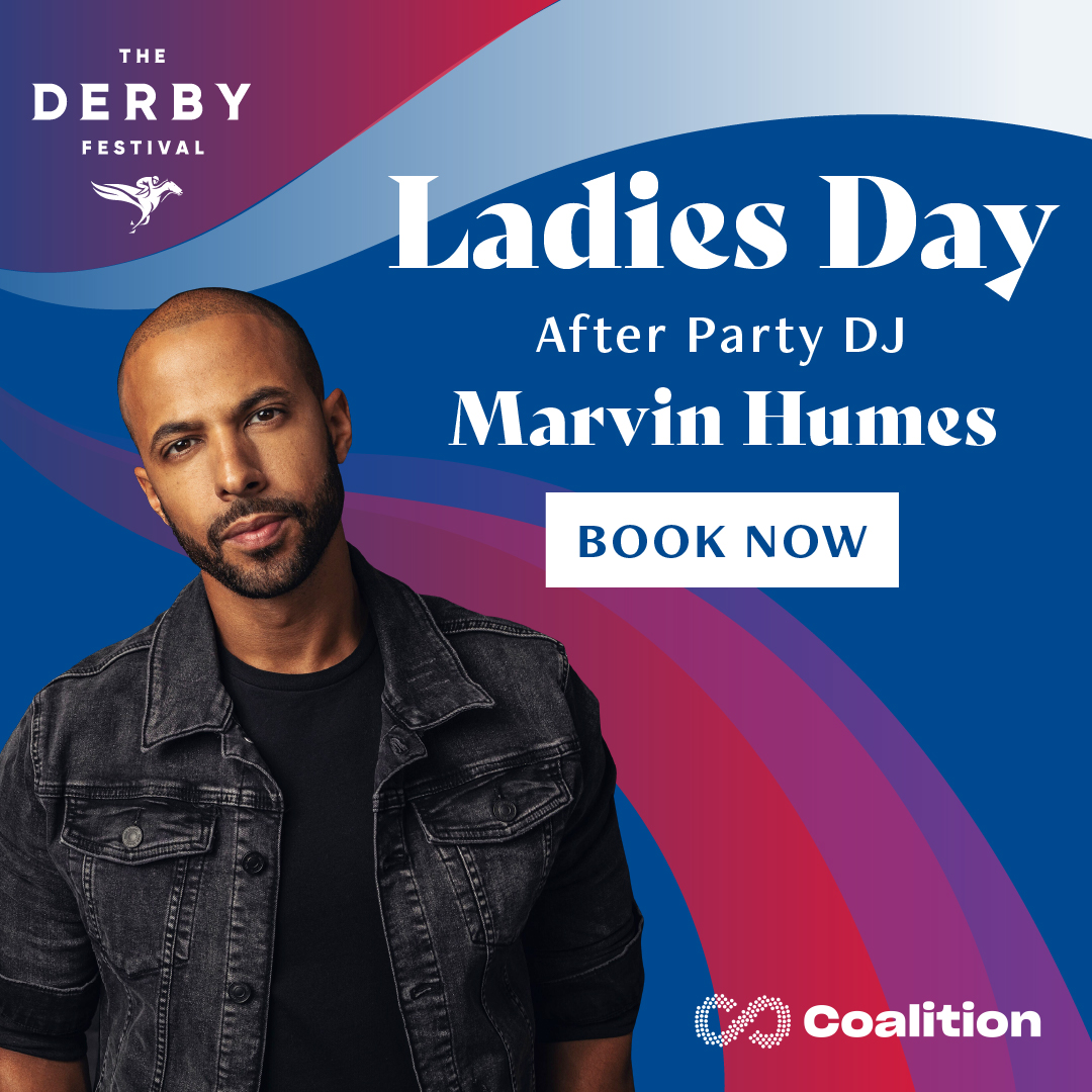 🚨Exciting announcement 🚨 MARVIN HUMES will be DJing after racing on Ladies Day 😎 Book your tickets for 31 May now 🎟️thejockeyclub.co.uk/epsom-derby/