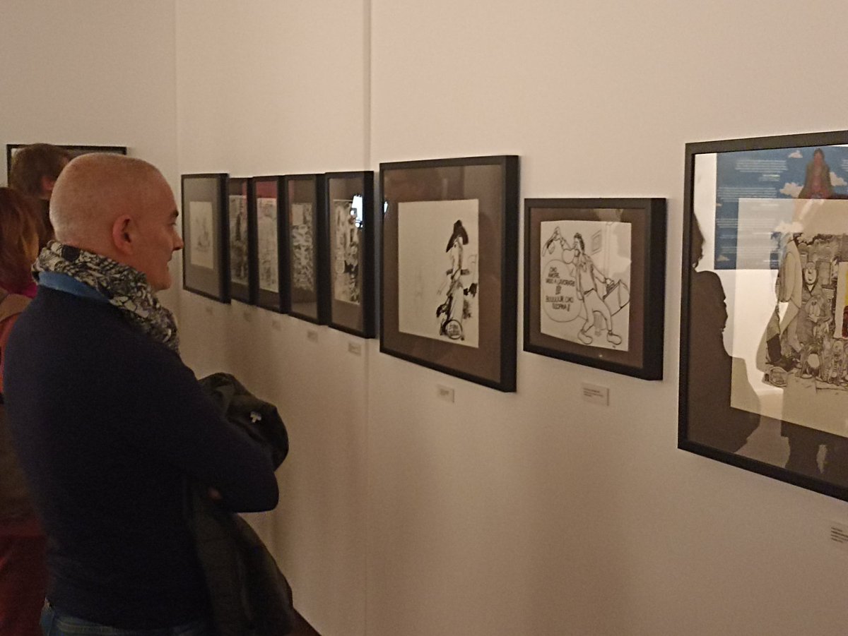 SplashAPaz's tweet photo. Fino all'8 aprile la mostra "Andrea Pazienza, il genio del fumetto" presso l'Istituto Italiano di Cultura di Bruxelles, nell'ambito del progetto "Ci vuole Pazienza" #andreapazienza #civuolepazienza #bruxelles #fumetto #istitutoitalianodicultura #splash #archiviobibliografico https://t.co/IyrpZJuf5G