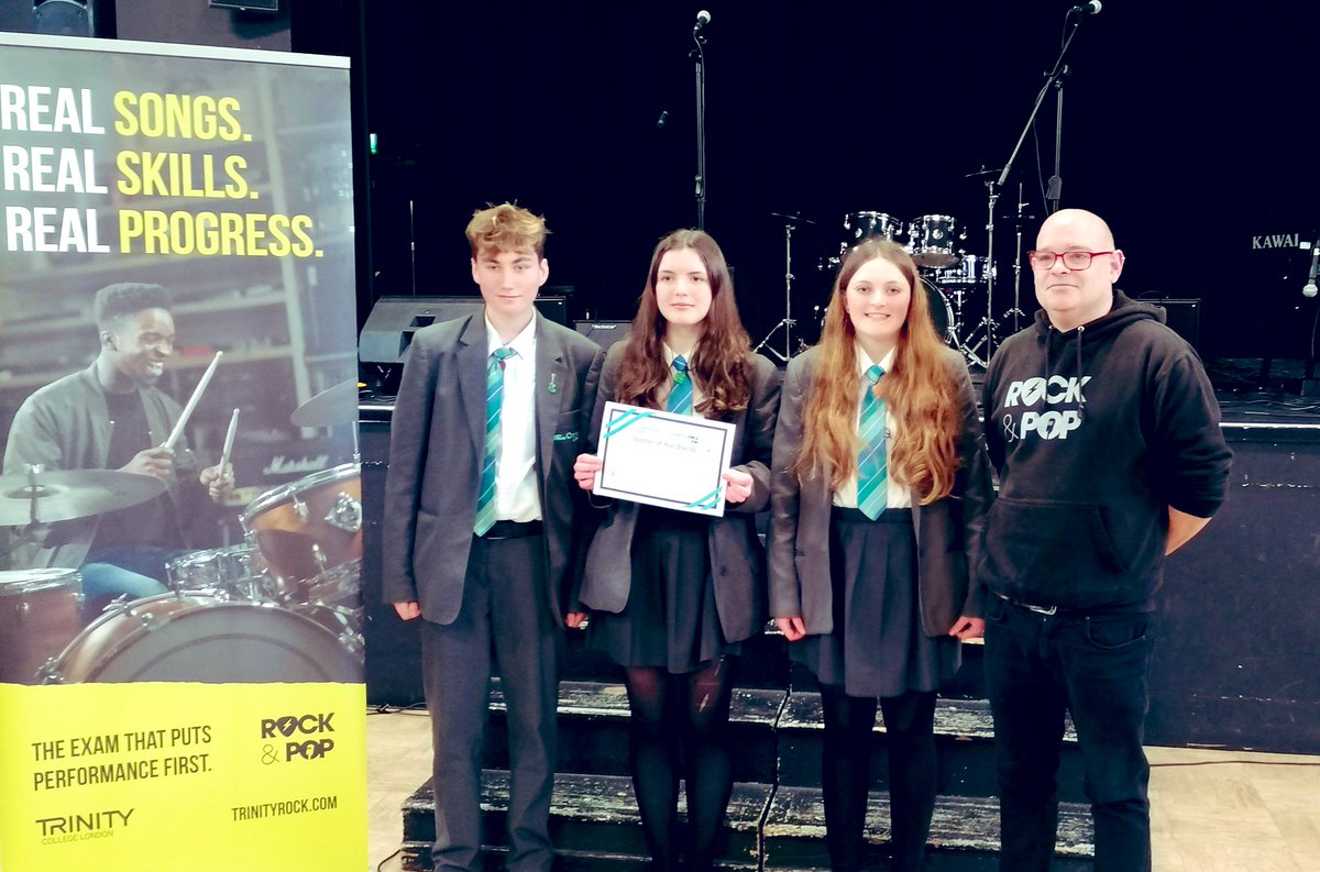AcademyCromer's tweet image. Battle of the Bands Competition.

Winners in 2 categories! 

KS3 Original Song - Fearless (Charlie, Thaylen, Isla &amp;amp; Raife)

KS4 Original Song- Apollo (Ruby, Anae &amp;amp; Freddie)

We couldn’t be more proud!
Congratulations to all our pupils that performed. ⭐️🎤
@InspirationEast