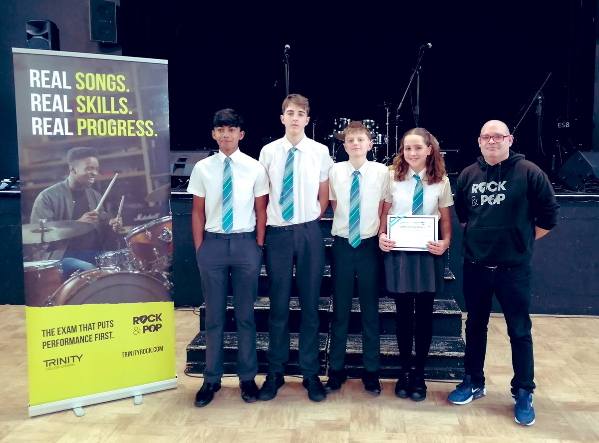 AcademyCromer's tweet image. Battle of the Bands Competition.

Winners in 2 categories! 

KS3 Original Song - Fearless (Charlie, Thaylen, Isla &amp;amp; Raife)

KS4 Original Song- Apollo (Ruby, Anae &amp;amp; Freddie)

We couldn’t be more proud!
Congratulations to all our pupils that performed. ⭐️🎤
@InspirationEast