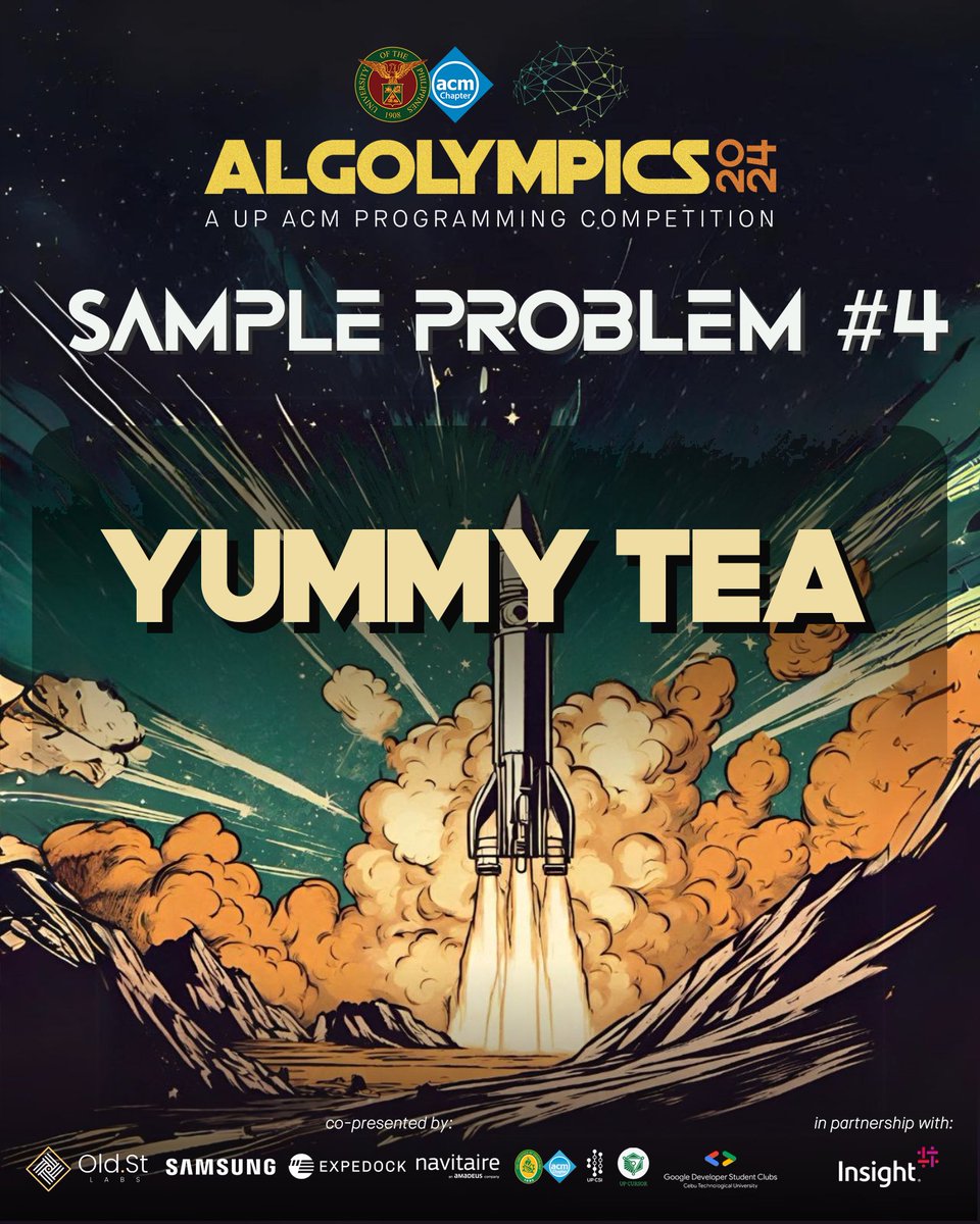 upacm's tweet photo. 📷 Houston, we need some milk tea 📷
Now let’s learn some galactic history. Back then, the human race was close to extinction. The last remaining humans fled to Betelguese V. Skibi Tea, the founder of Yummy Tea, was trying to recreate the ancient recipe for Milk Tea. https://t.co/EdvF4edayx