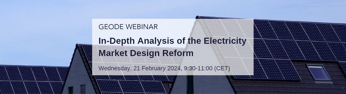 Curious about the #ElectricityMarketDesign reform? Article 15A of the Directive introduces the right to #EnergySharing.

Join our webinar open to all #GEODE members on Feb 21 for an in-depth analysis of Article 15A and other provisions in the reform! Contact us for the link📨