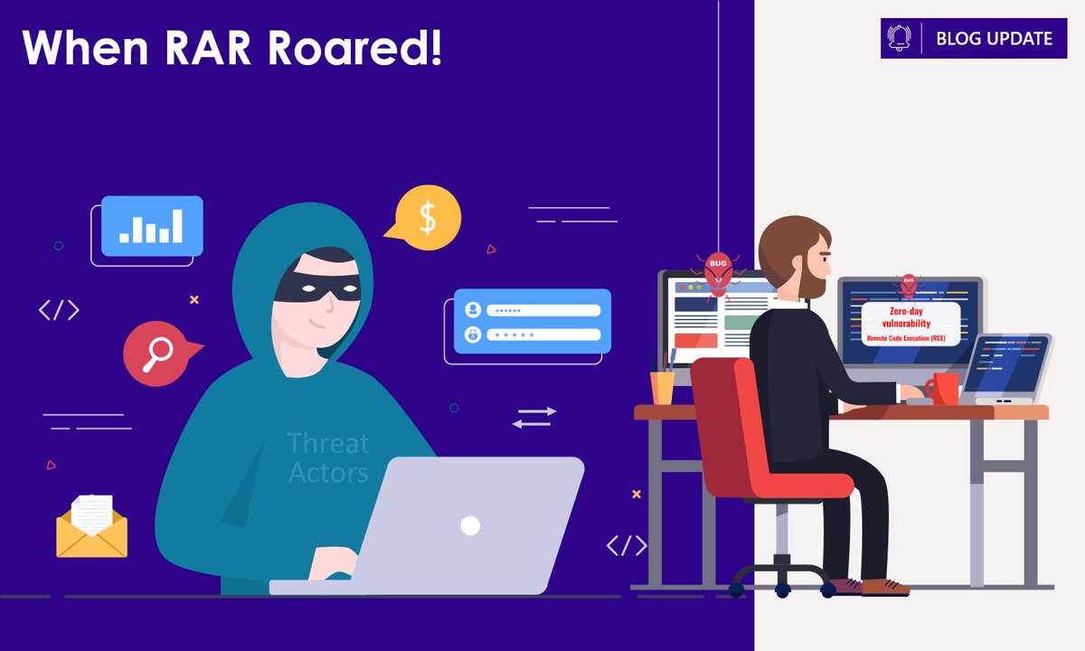 k7computing's tweet photo. Explore the depths of WinRAR's vulnerability in our latest blog. 🖥️ Understand the impact of CVE-2023-38831 and the dance of threat actors. Stay informed, stay secure.
https://t.co/dM0tyypEew
#WinRAR #CyberThreats #CVE202338831 #CyberAwareness #infosec #vulnerability #cybersecure https://t.co/pLYtKvmFxz