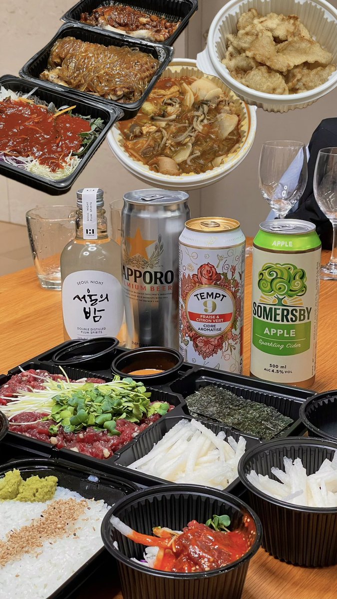 사촌언니들이랑 먹부림 파티🤤