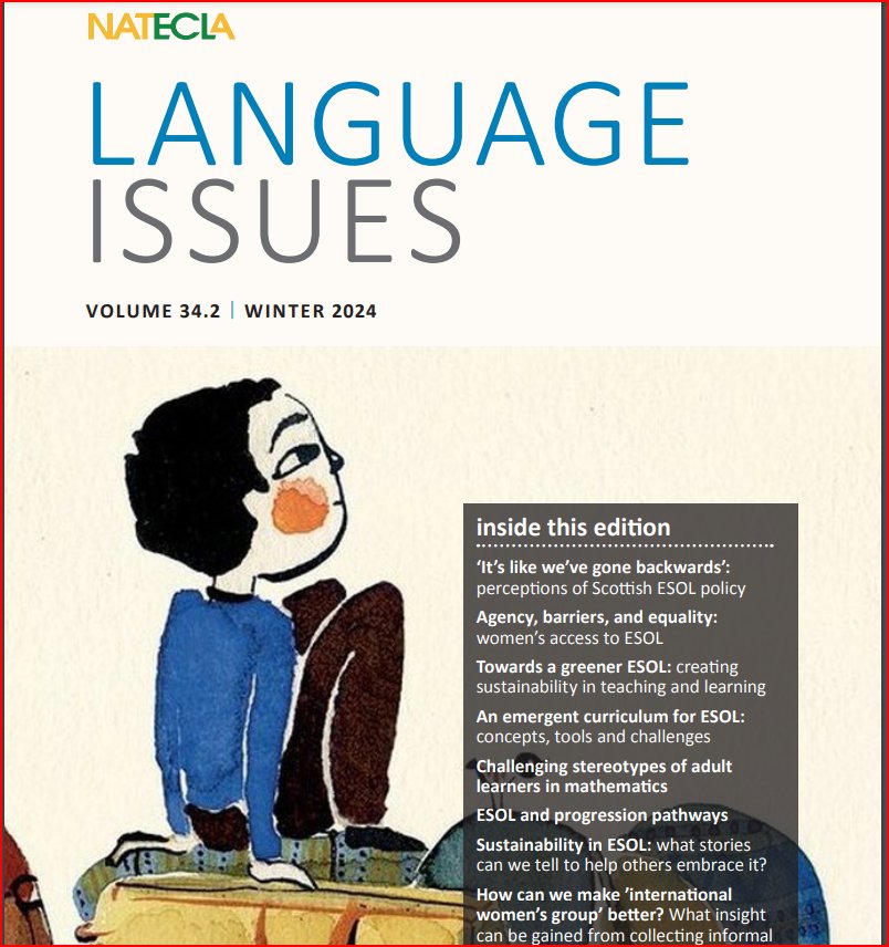 Read all about it. Language Issues is out!!!! 📢📢📢📢📢📢📢 @NATECLA @NATECLA_CYMRU @natecla_ioi @nateclascotland @NateclaEast @NATECLA_NW